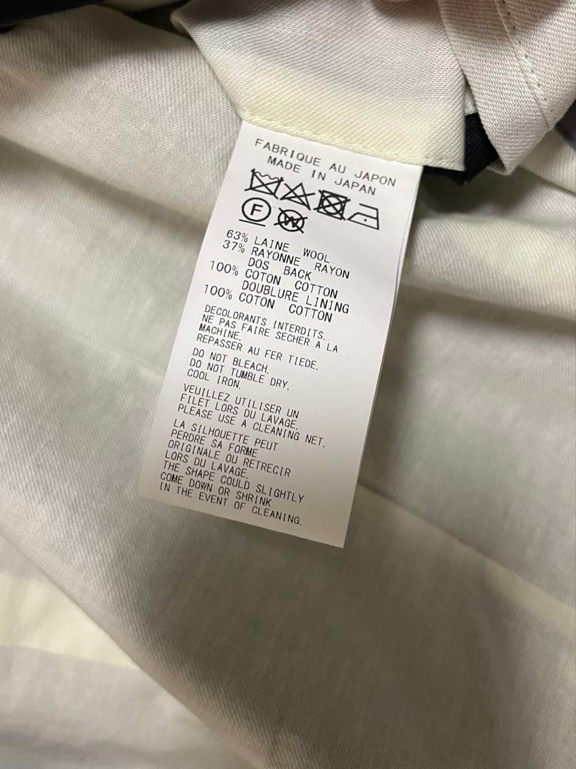 Yohji Yamamoto POUR HOMME 2024ss 前二重ベスト