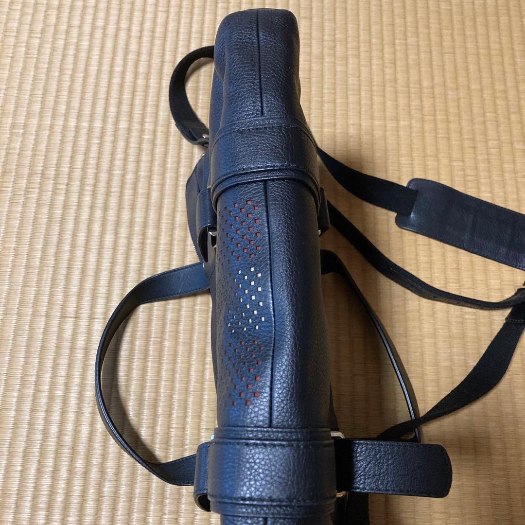 BALLY バリー レザー ショルダーバッグ 斜め掛けカバン 皮革鞄 ブラック