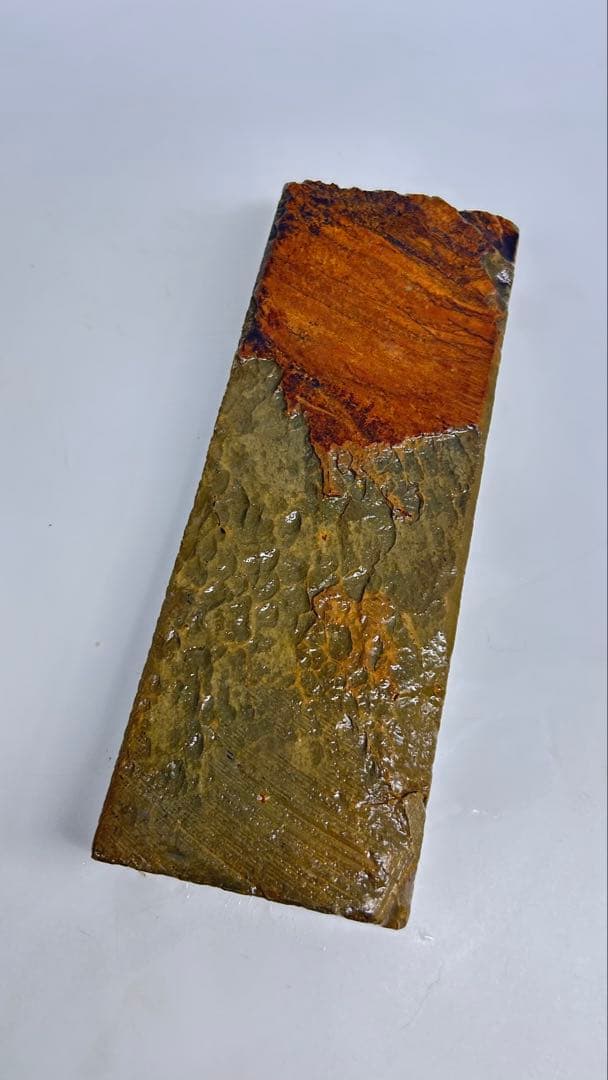 天然砥石　正本山合砥　並砥　特撰　三十切年代物無傷極上1309g大工道具鉋鑿包丁