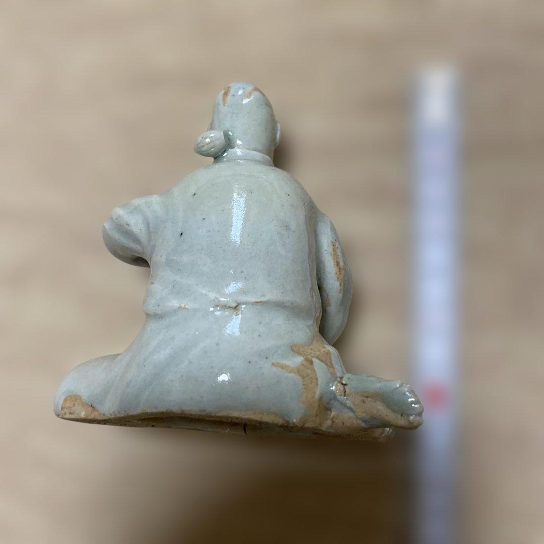 朝鮮　陶器　坐像