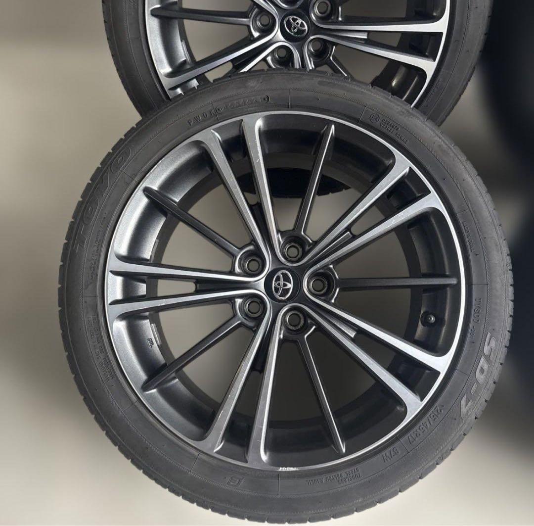 チンチラ① 86純正　215/45R17 美品　溝あり　タイヤホイール