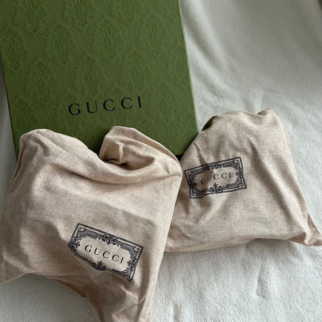 GUCCI ブラック GGロゴ ブーツ