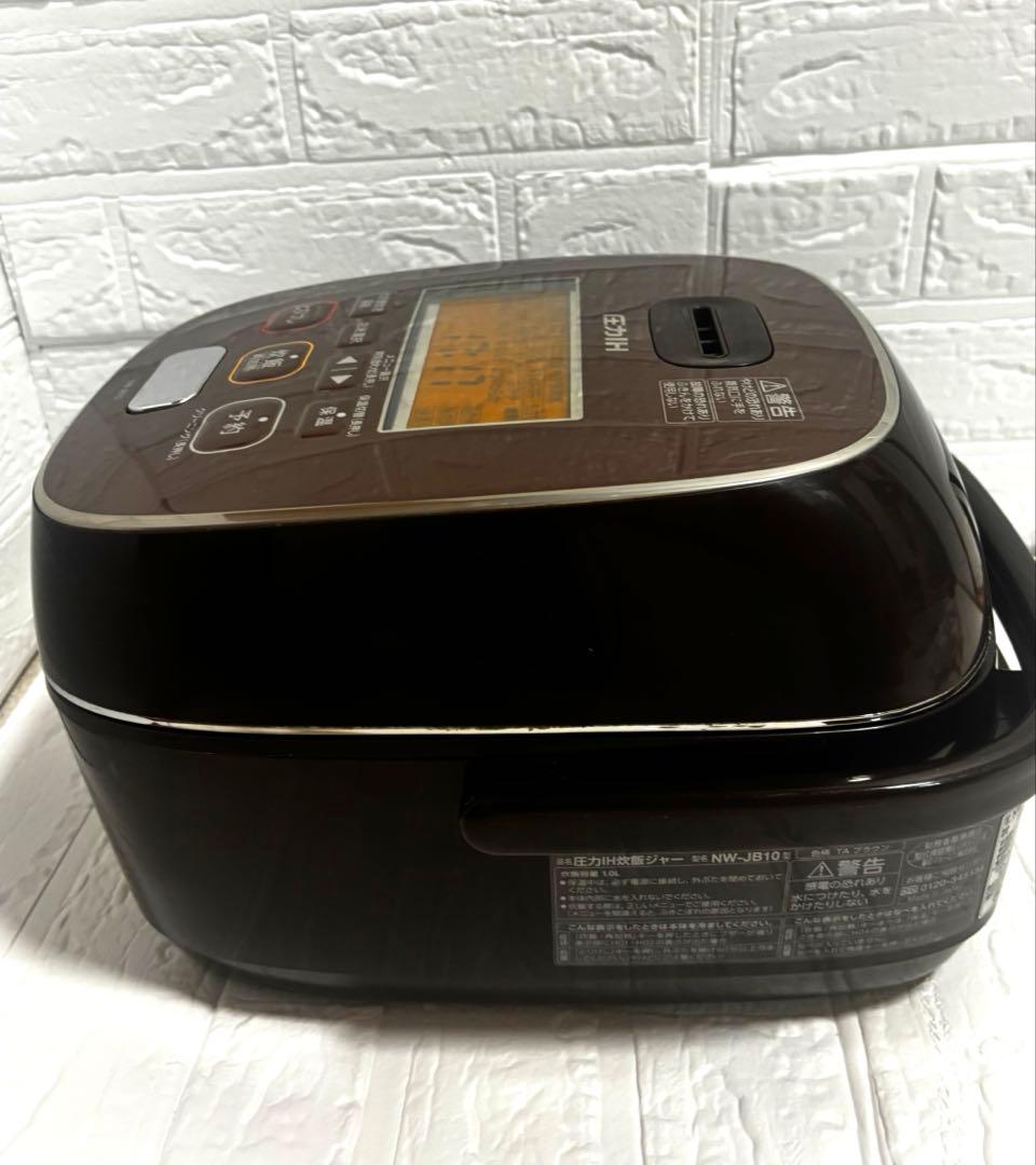 み*こ様 象印 5.5合圧力 IH式　NW-JB10 鉄器コートプラチナ厚釜20