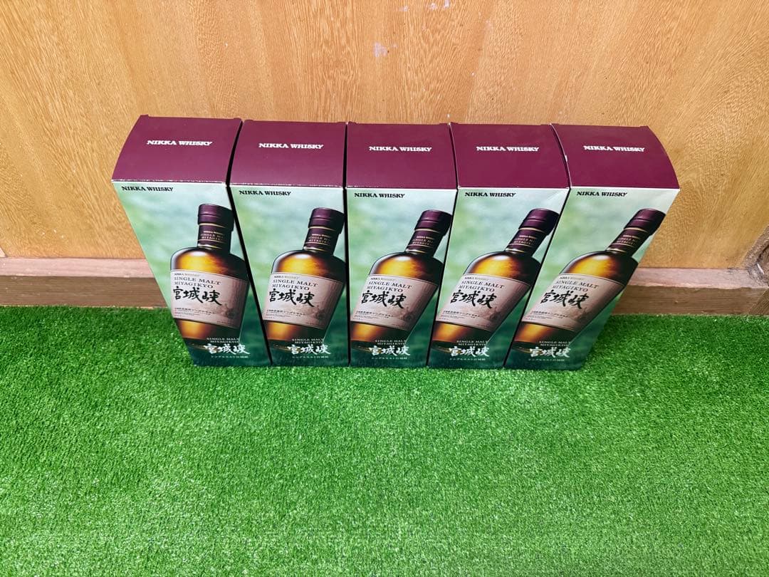 ニッカウイスキー シングルモルト 宮城峡 5本セット