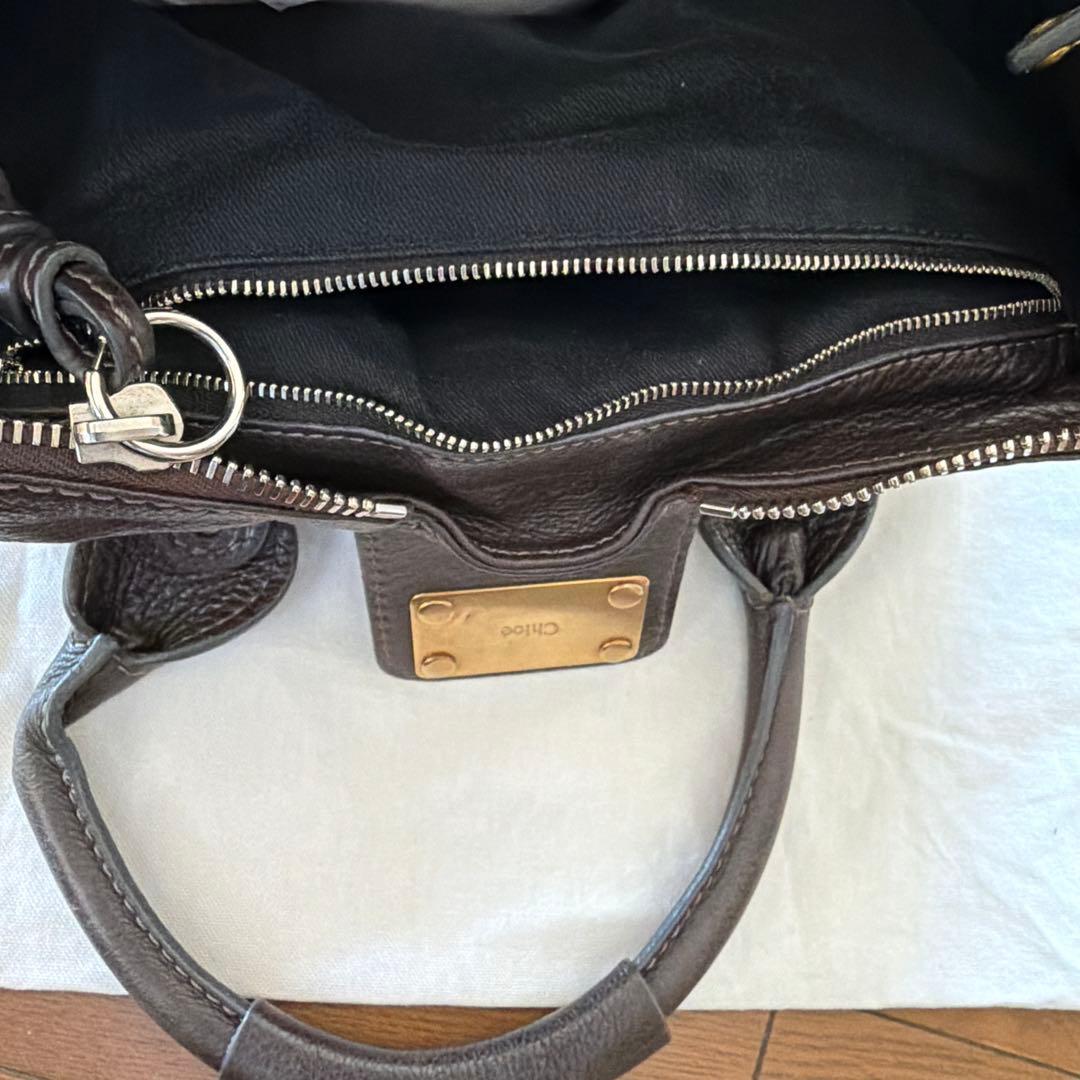 Chloe パディントン　ダークブラウン ショルダーバッグ