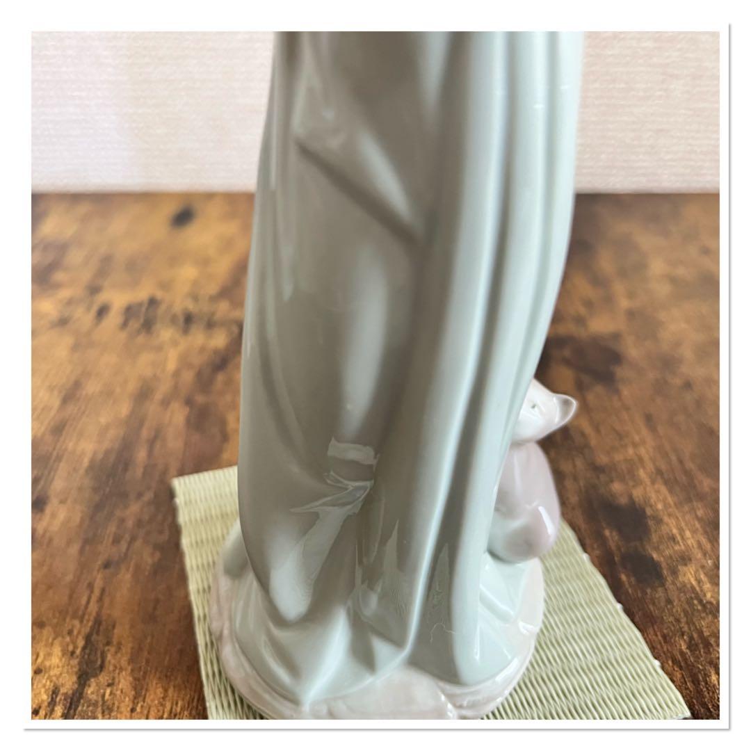 【美品】LLADRO リヤドロ 5743 私のことも忘れないで 女の子 猫