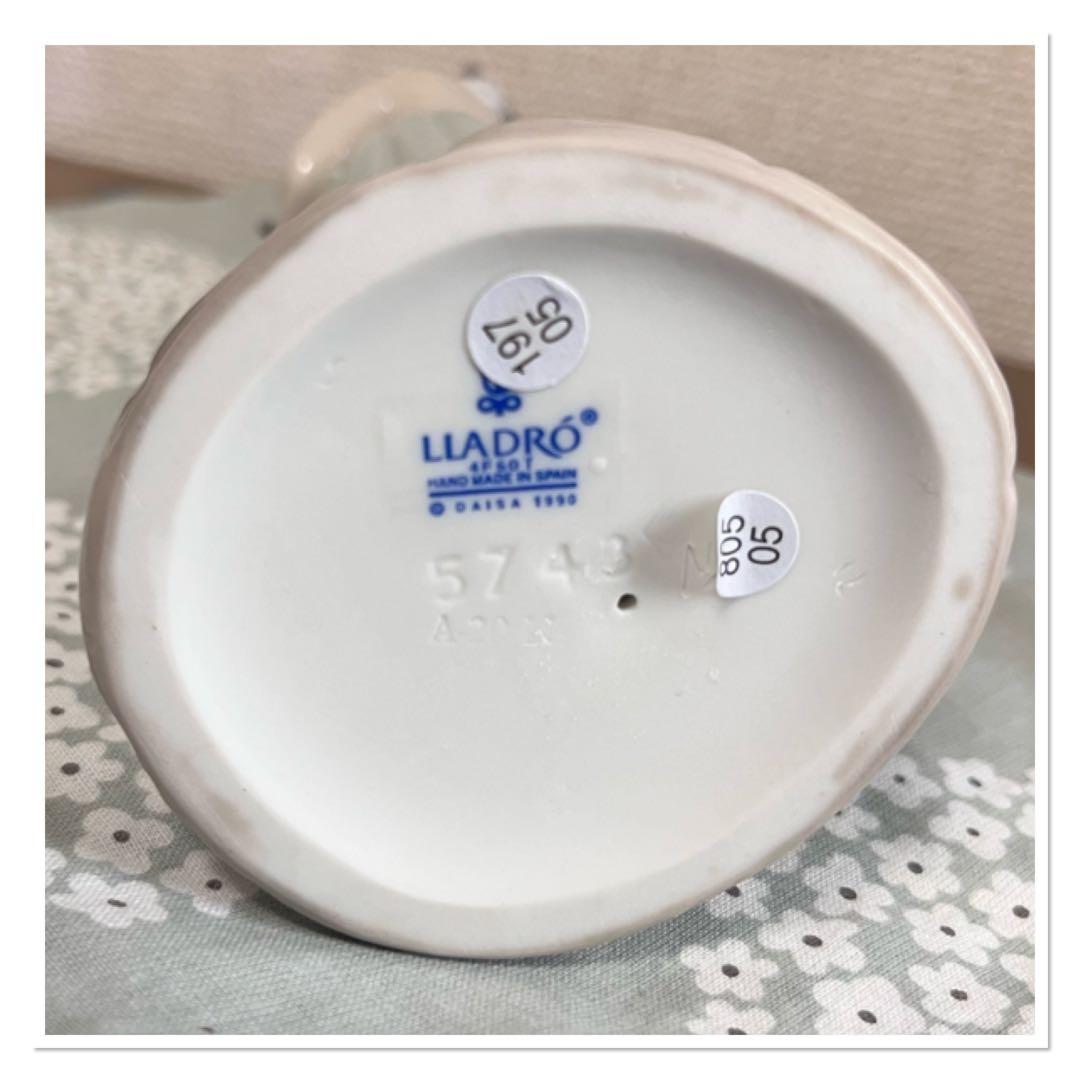 【美品】LLADRO リヤドロ 5743 私のことも忘れないで 女の子 猫