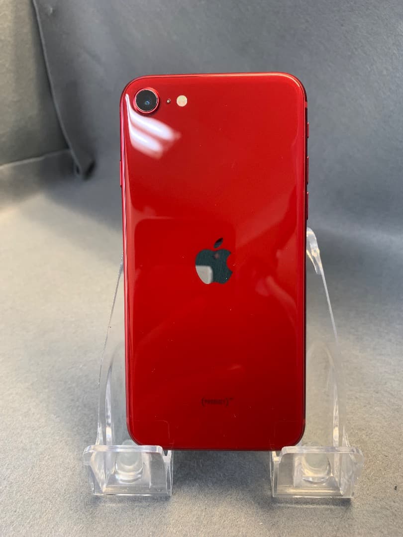 美品　国内版　SIMフリー　iPhoneSE 第3世代　 64GB レッド色