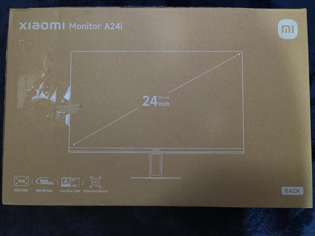 Xiaomi モニター A24i 23.8インチ フルHD 100Hz IPS