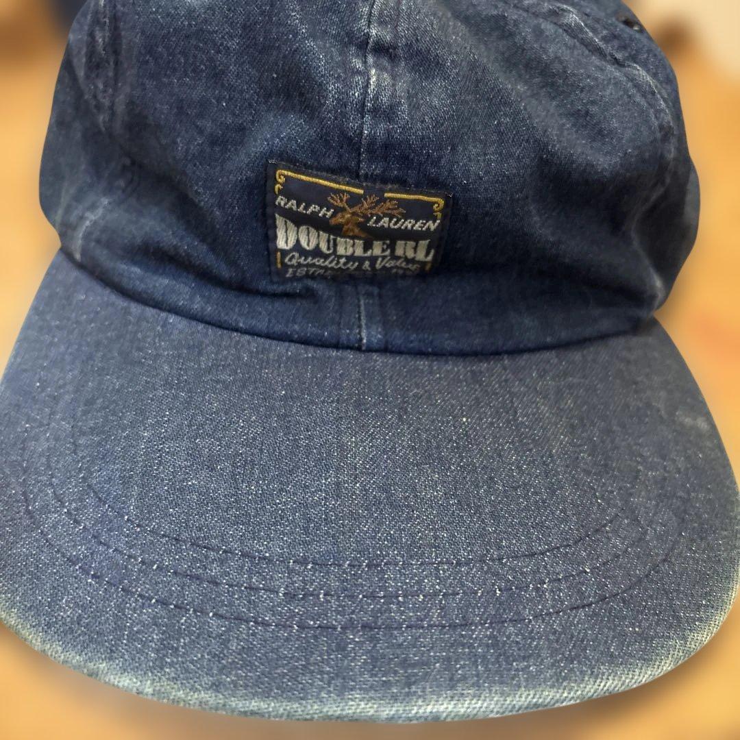 RRL ダブルアールエル　デニムキャップ　アメリカ製