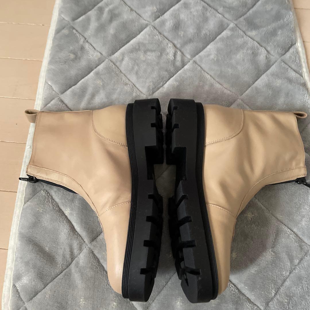 新品ファビオルスコーニショートブーツ ジッパー付き