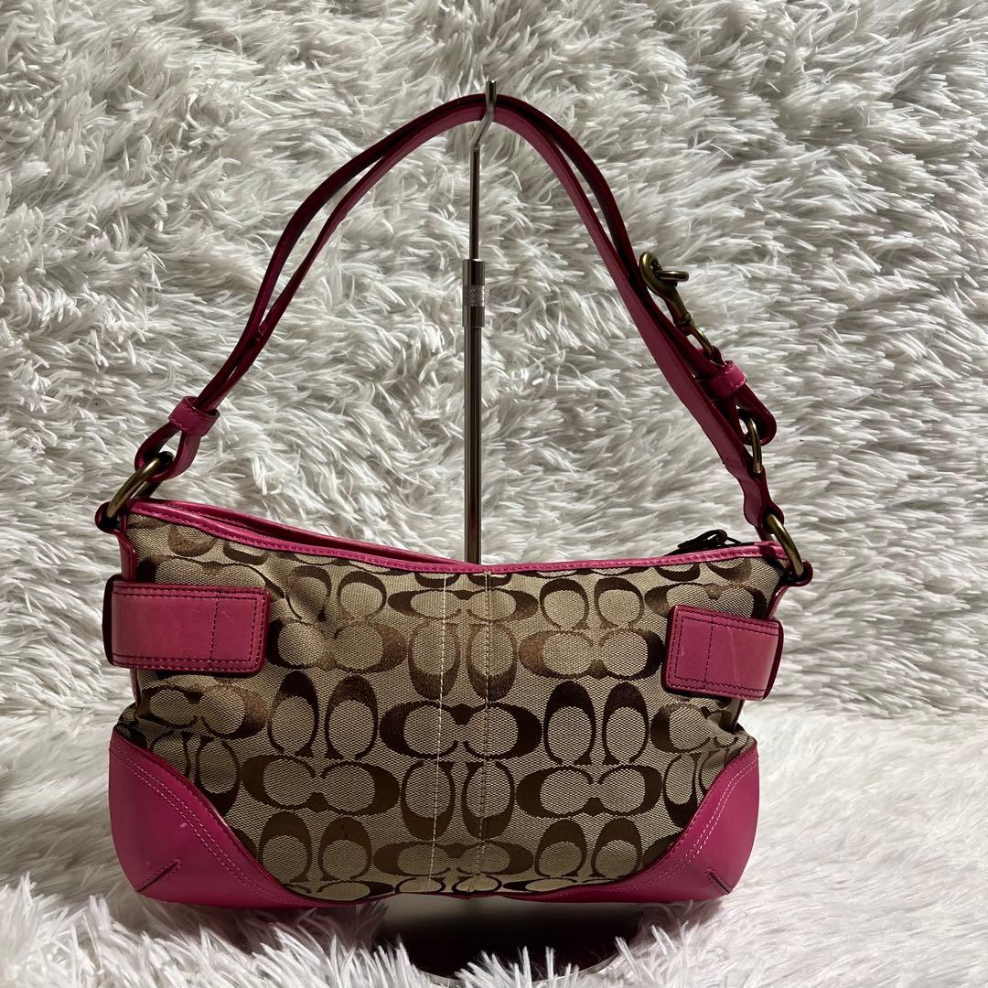 【希少色】COACH コーチ ワンショルダー 斜め掛け 2way ピンク