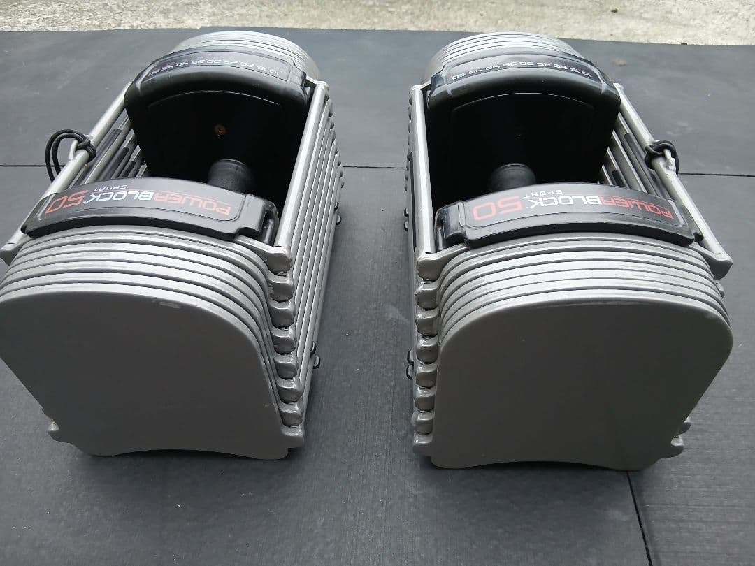 ① POWER BLOCK SP50パワーブロック ダンベル　23kg × 1個