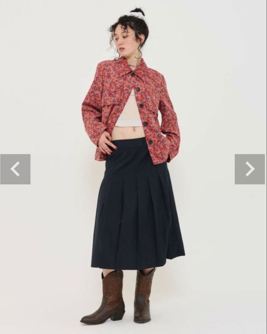 TINA:JOJUN オリジナル刺繍ウエスタンブーツ