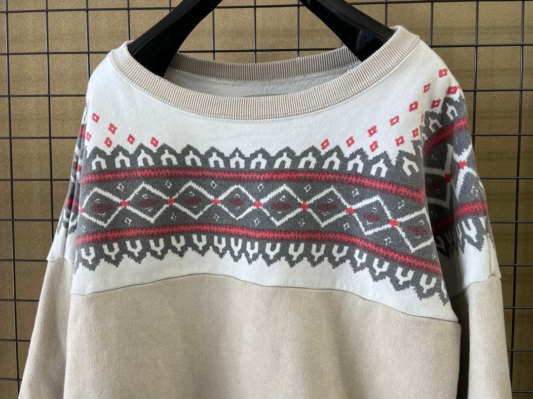 BOWWOW バウワウ  FLAKE SWEAT SHIRTS 雪柄