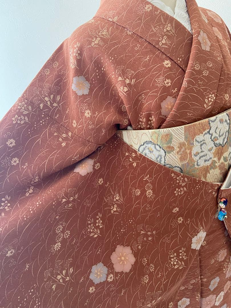 【BayKazzy様】落ち着いた雰囲気の付け下げ訪問着　正絹　袷