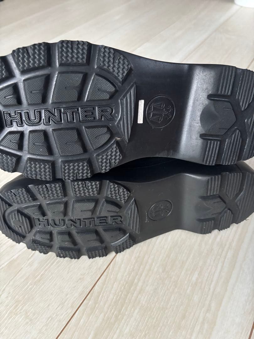 HUNTER レディース ブーツ-ブラック