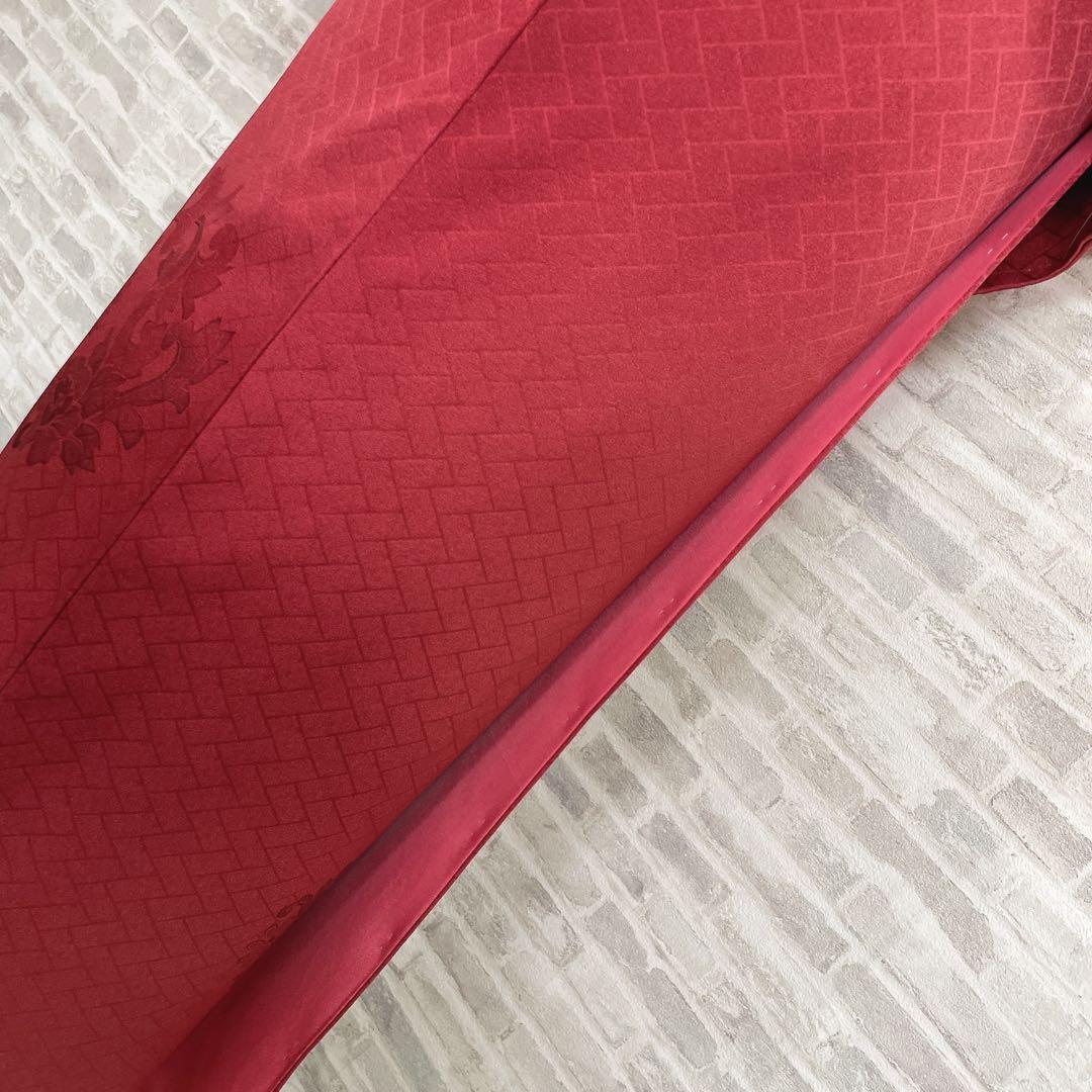 訪問着　フルセット　桧垣地紋　花丸紋　艶やか　着物　付け下げ　I6