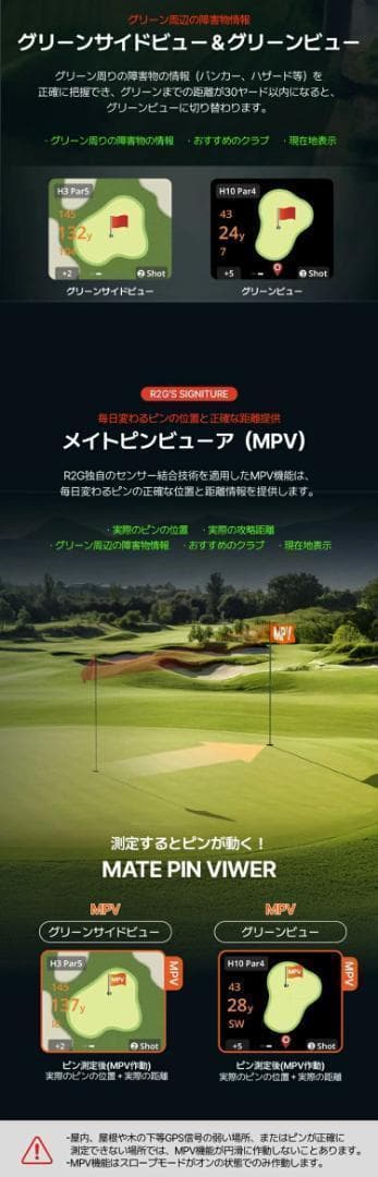 新品 R2G MATE HYBRID レーザー距離計測器 専用ケース付き グレー