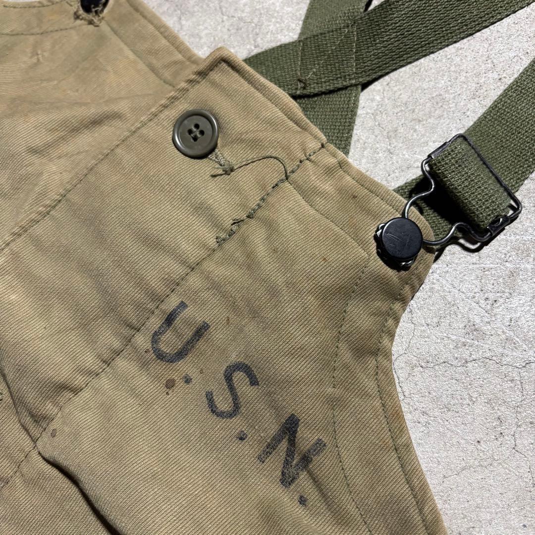 40s US.NAVY N-1 デッキオーバーオール 米軍実物 ヴィンテージ
