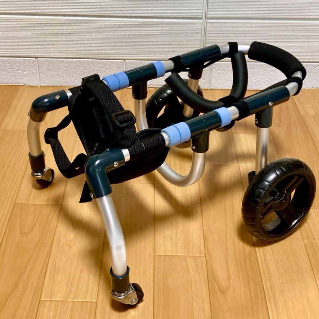 ももページ■小型犬用4輪　犬の車椅子　犬の歩行器　+オプション