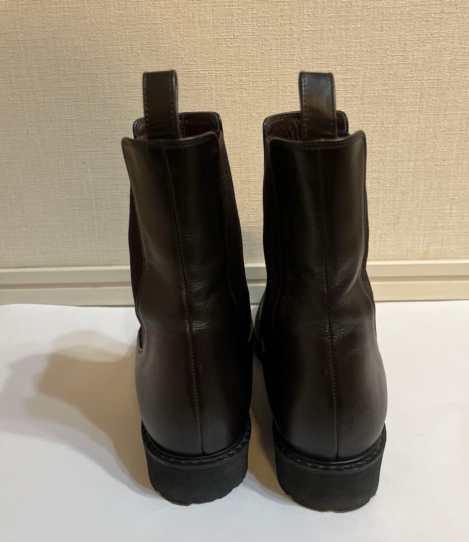 『23区』　サイドゴアブーツ ダークブラウン　23.5センチ