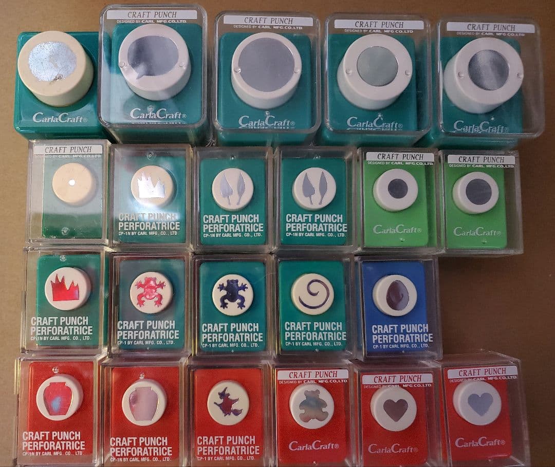 値下げしました↓未使用21個プラスオマケ　カール　クラフトパンチ