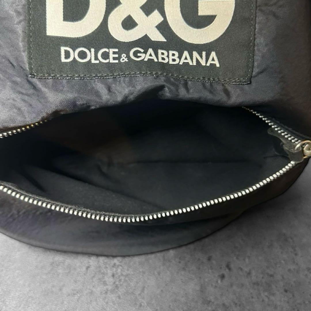 DOLCE&GABBANA ロゴ　巾着　ナイロン　ラージ　ショルダーバッグ