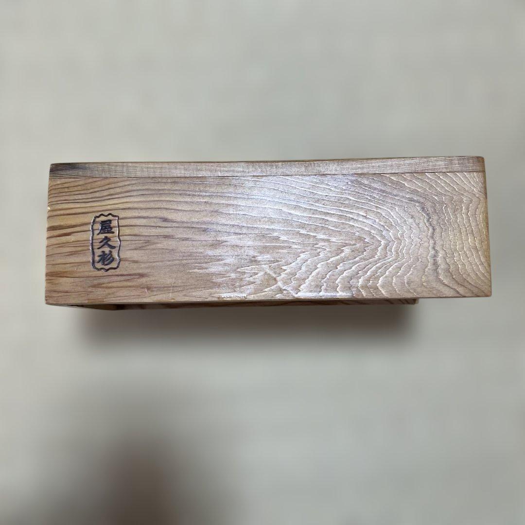 屋久杉　木製　ティッシュボックス