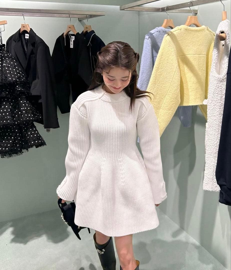 Bibiy. B WILLOW DRESS ネイビー