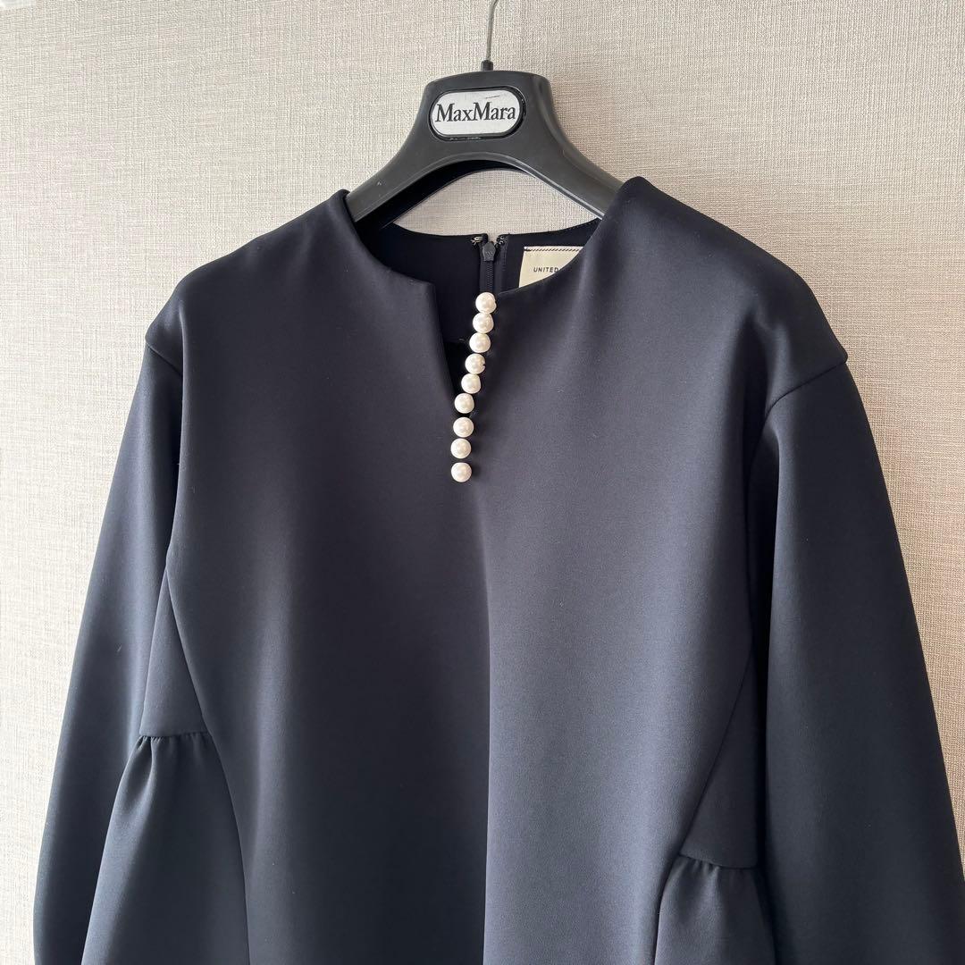 美品✨ユナイテッドアローズ SPONGY パールモチーフブラウス36 セレモニー