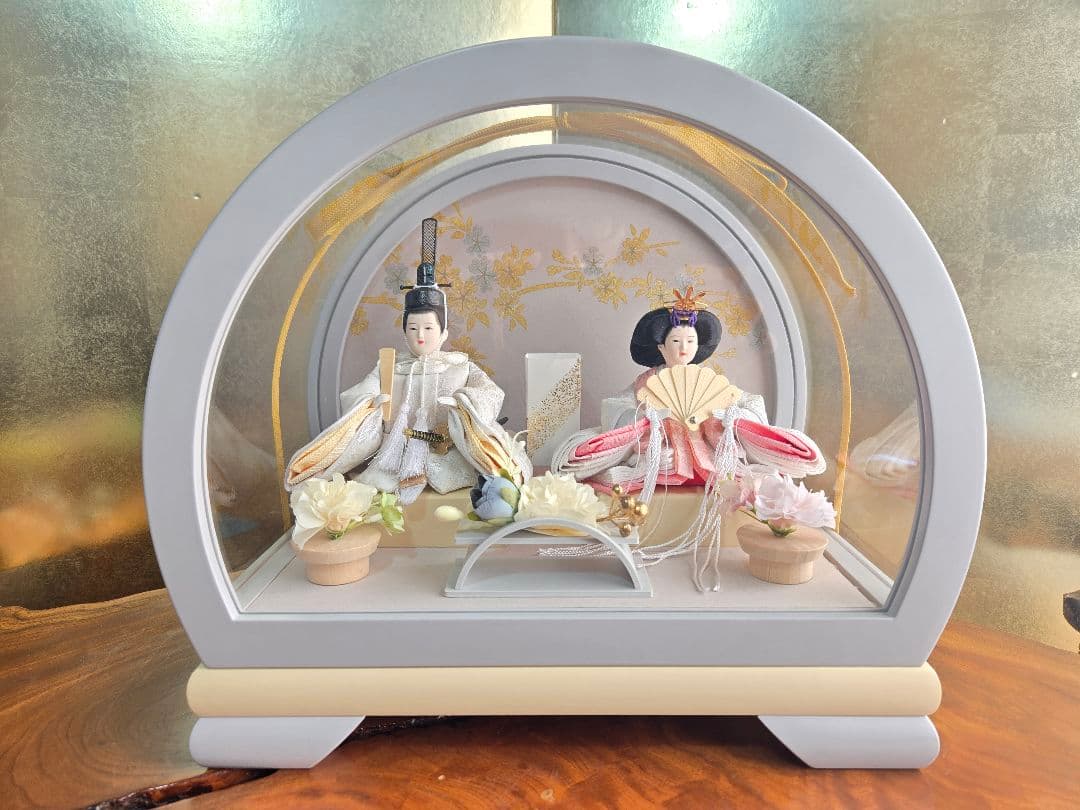 【一点限り】雛人形 ケース飾り　K62