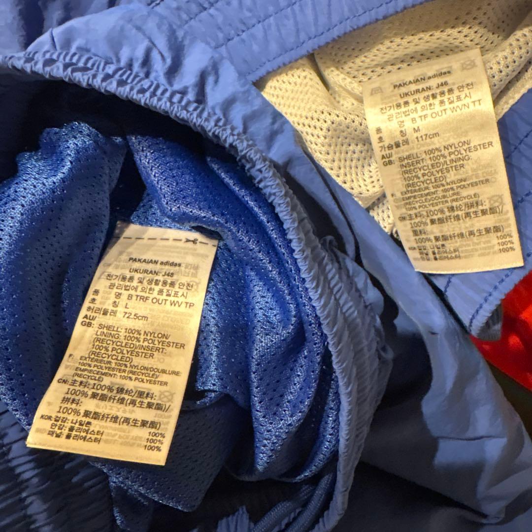 美品　アディダス　セットアップ　オリジナルス　ウーブン　トリコロール