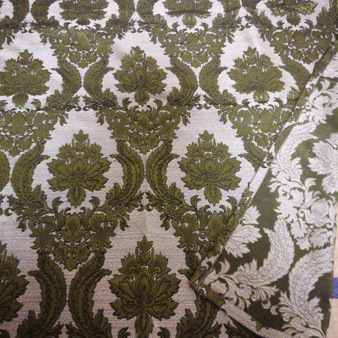 トラック　金華山　グリーン　カーテン２枚組