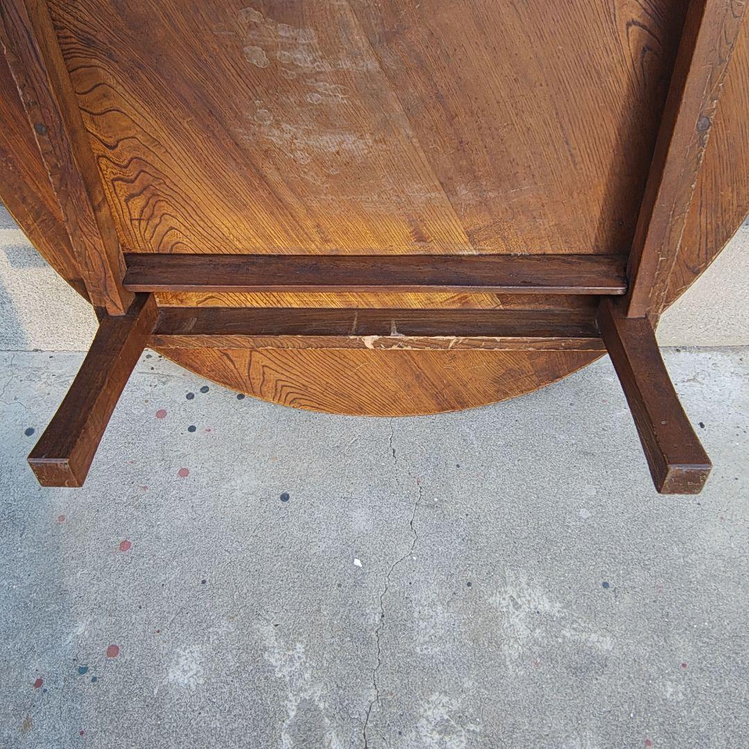 木製　卓袱台　ちゃぶ台　折り畳み　古家具　レトロ