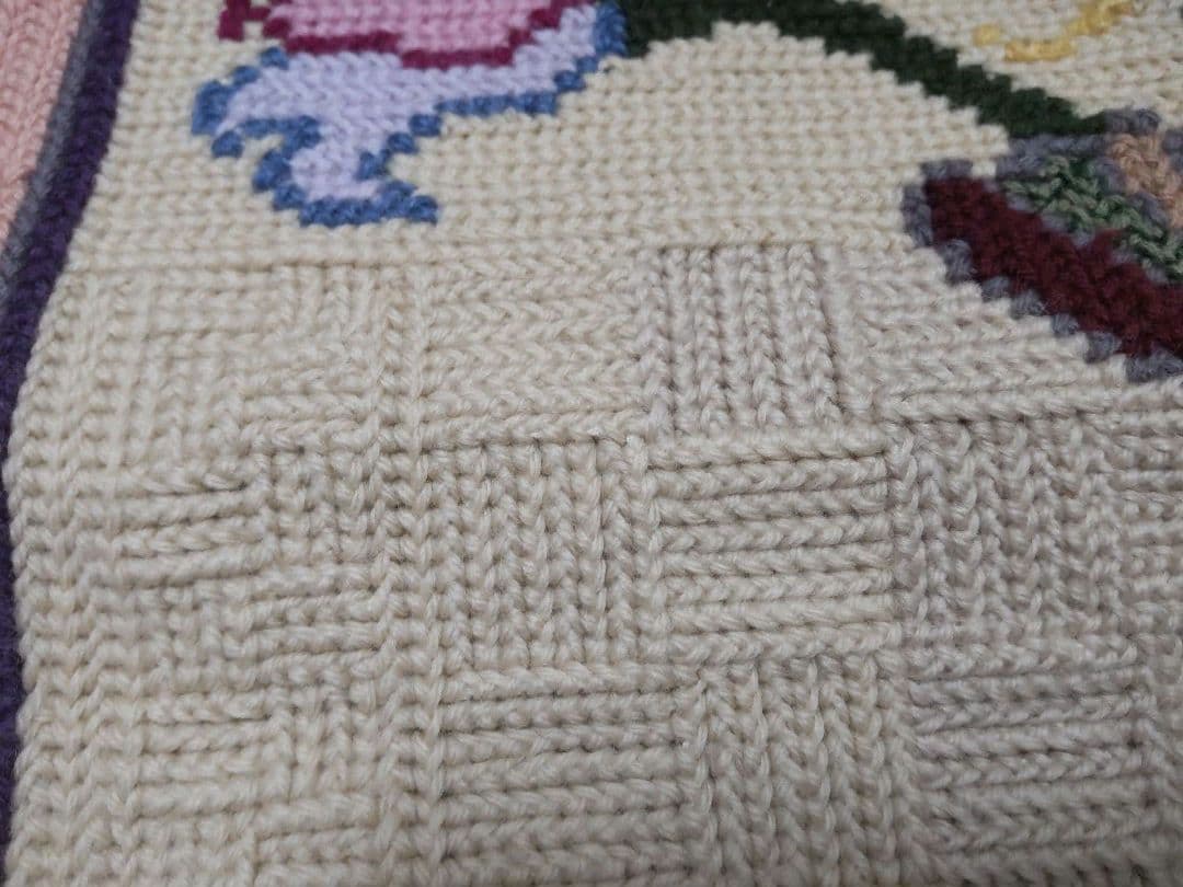 フランスアンティーク 刺繍 壁飾り ハンドステッチ タペストリー ポスター#1