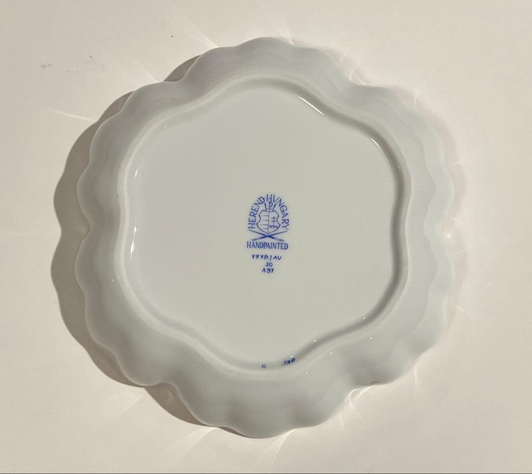 ヘレンド　herend アポニーグリーン　クッキーディッシュ　ハンガリー