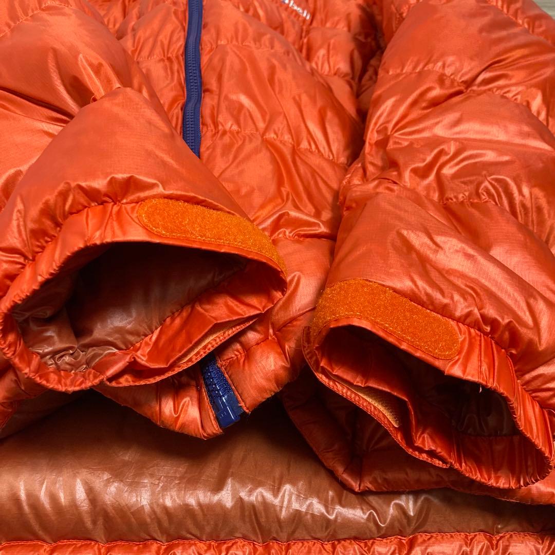 美品　モンベル アルパインダウン ジャケット L オレンジ　1101426