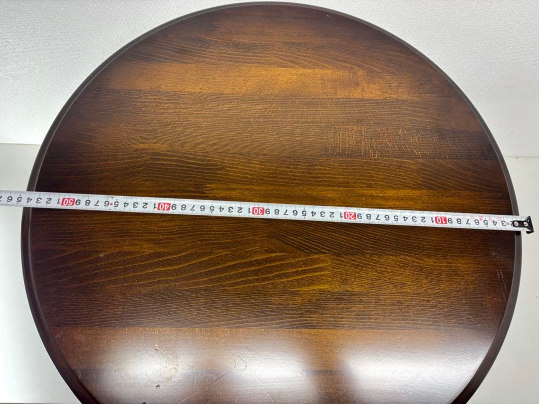 カリモク karimoku コロニアル ウォルナット 丸テーブル サイドテーブル