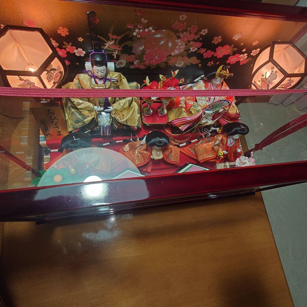 おひなさま　芥子親王柳官女　ケース入り