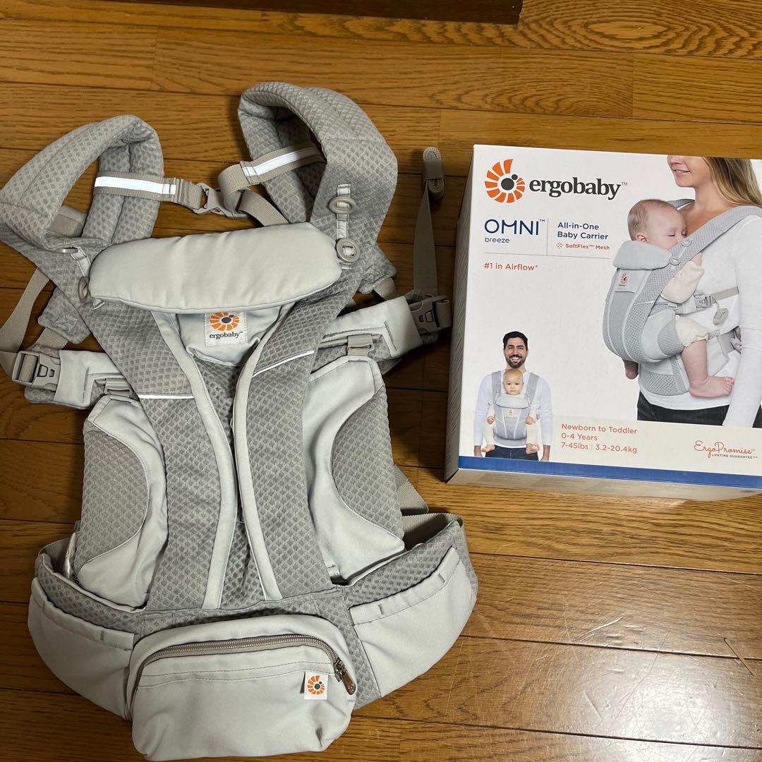 ergobaby OMNI breeze 抱っこひも　PEARL GREY