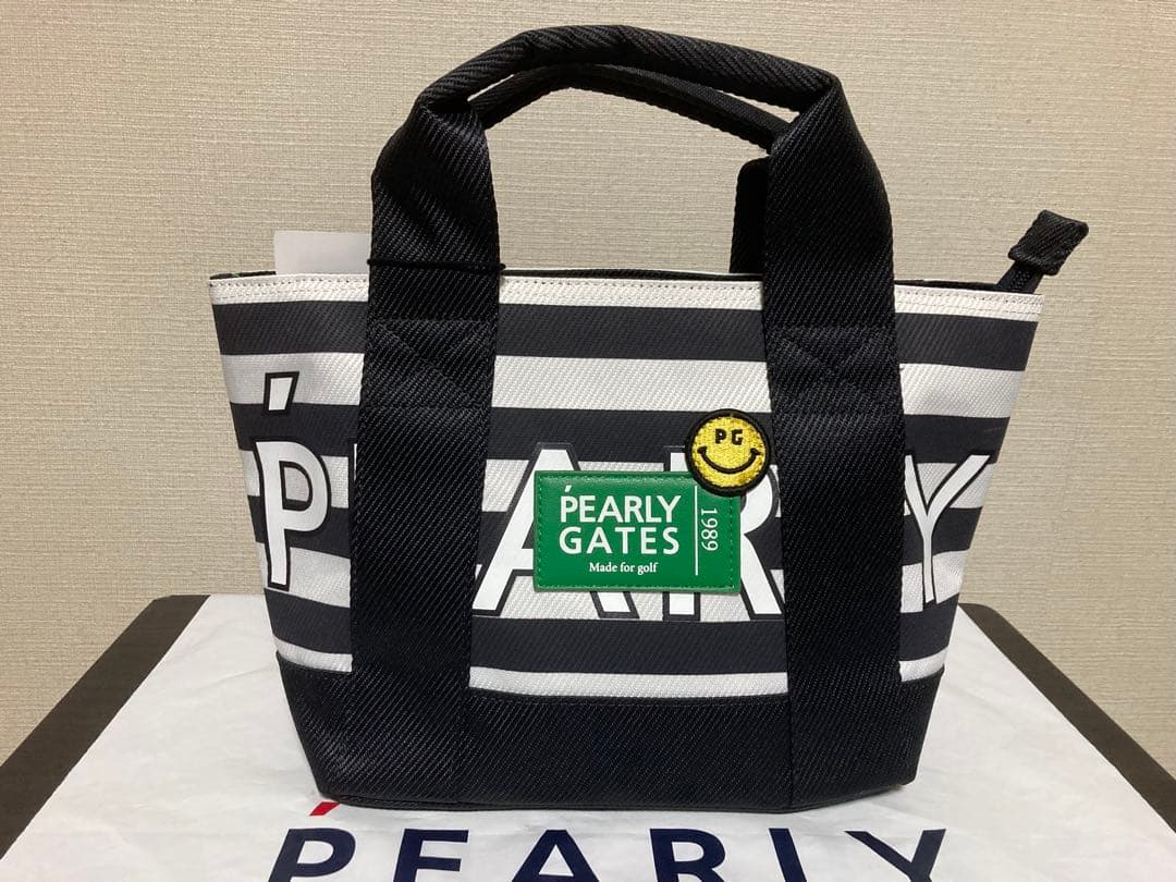 パーリーゲイツ　カートバッグ　現行モデル　ボーダー柄　新品未使用