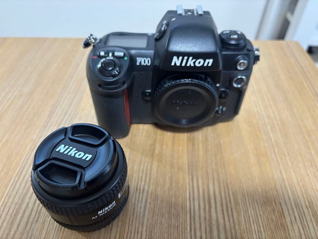 H12/5878F★美品★ニコン Nikon F100 ボディ＆レンズセット