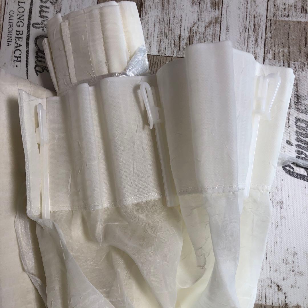 レースカーテン　2枚セット