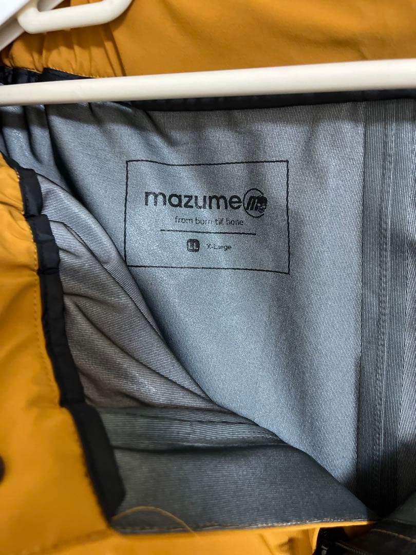 【新品未使用】マズメmazumeコアレインスーツ MZRS-756 レッドLL