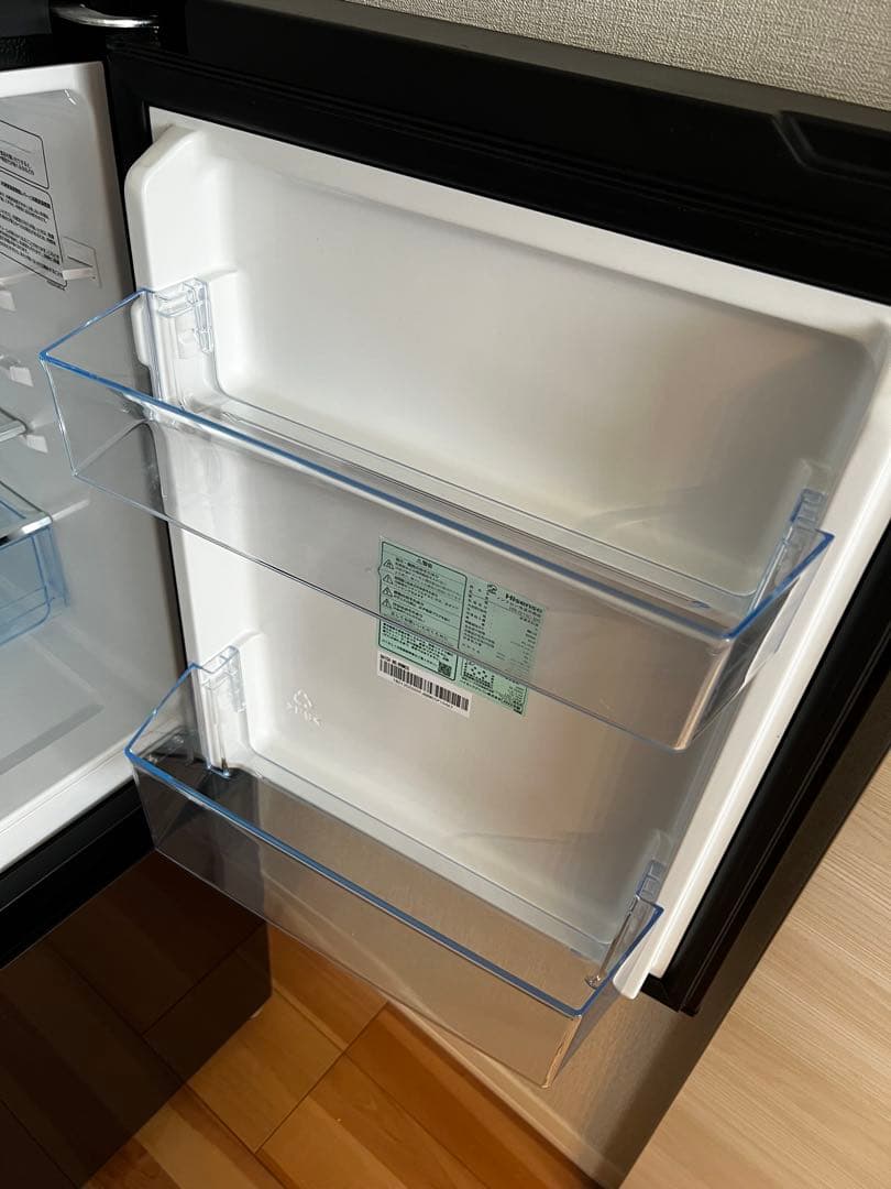 2023年製 ハイセンス 135L 冷凍冷蔵庫 HR-G13C-BR 説明書付