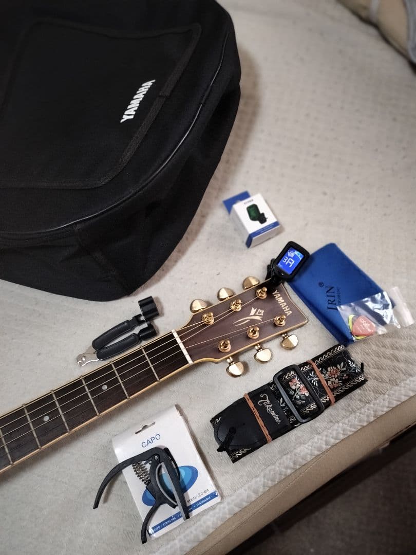 YAMAHA ヤマハ ギター アコースティックギター トップ単板 オマケ多数