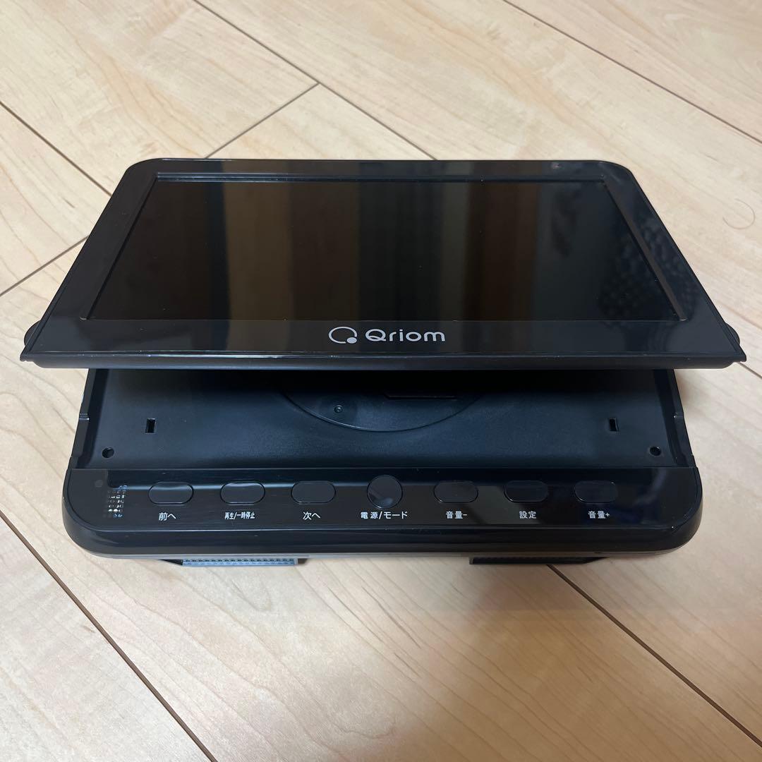 【オマケ有】ヘッドレストモニターDVDプレーヤー　キュリオムQriom２台セット