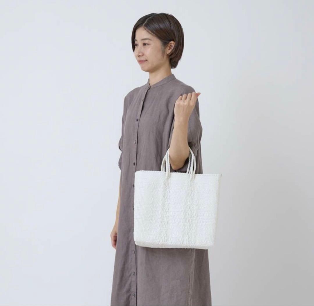 レトラ　バッグ　メルカドバッグ　ROMBO - White (S)