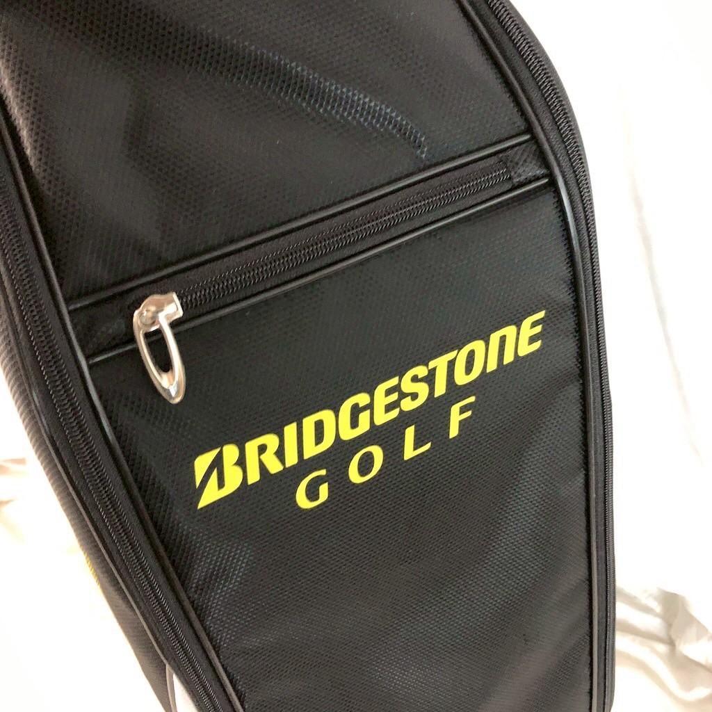 BRIDGESTONE GOLF キャディバッグ ブラック×イエロー／9型